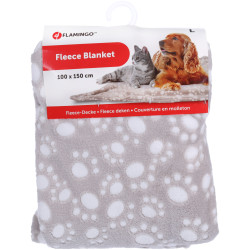 Cobertor DARIO. Tamanho L. 100 x 150 cm. bege. para cães. FL-520866 manta de cão