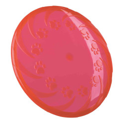 Frisbee. Dog Disc, TPR, drijvend voor honden. ø 22 cm. Kleuren: willekeurig. Trixie TR-33506 Hondenspeeltje