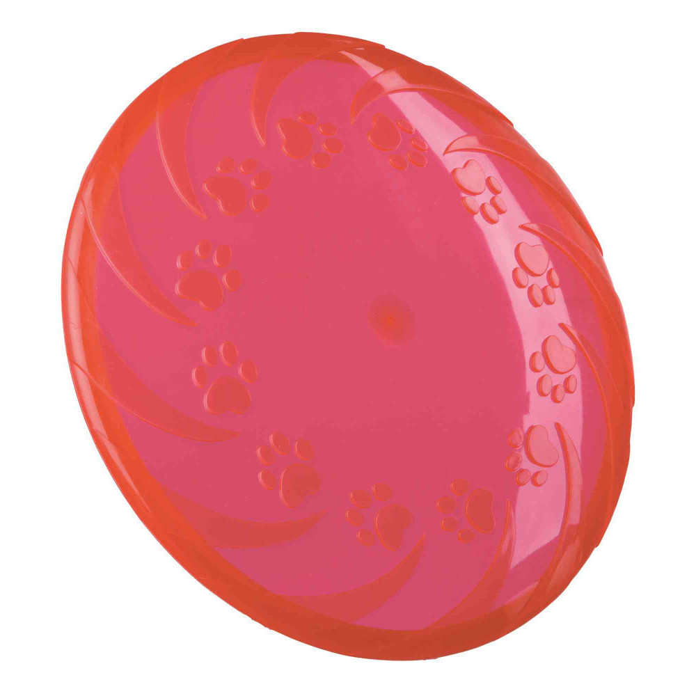 Frisbee. Dog Disc, TPR, drijvend voor honden. ø 18 cm. Kleuren: willekeurig. Trixie TR-33505 Hondenspeeltje