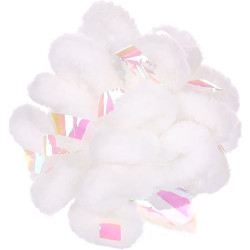 1 NEVA biała piłka. ø 5,5 cm. zabawka dla kotów. FL-561185 Flamingo