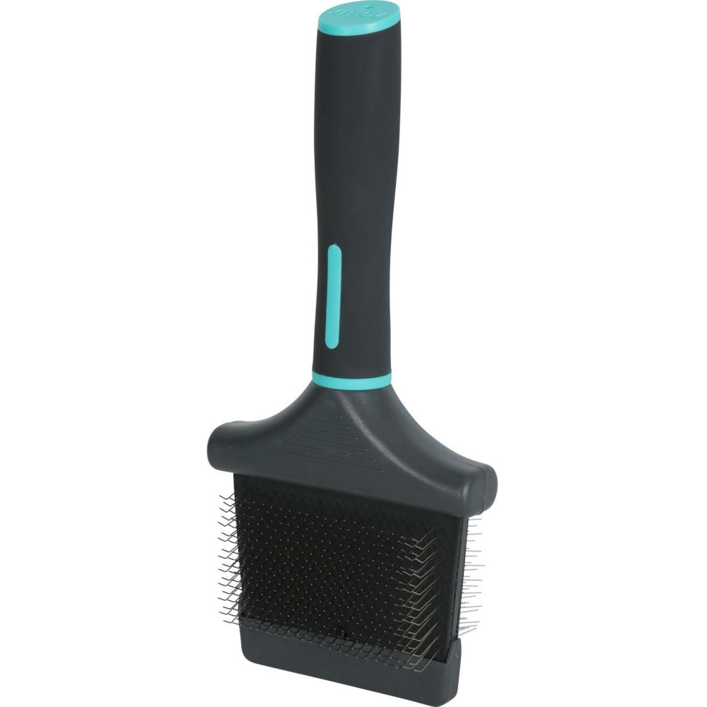 zolux SLICKER brush double flexible. size L,9.5 x 6.2 x 21.5 cm. ANAH range for dogs Brush