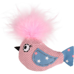 WINNY Pink Bird Toy. tamanho 9 x 10 cm. para gatos. FL-561157 Jogos com catnip, Valeriana, Matatabi