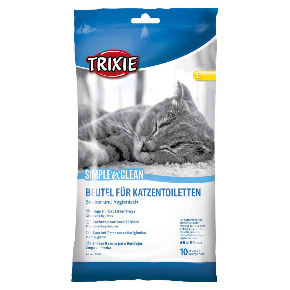 Trixie Sacchetti per rifiuti Simple'n'Clean. Taglia L. per gatti. TR-4044 Sacchetti per rifiuti