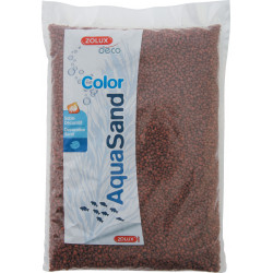 zolux Decorative sand. 2-3 mm . aqua Sand cocoa brown. 1 kg. for aquarium. Soils, substrates, substrates