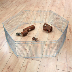 Trixie Enclosure ø 90 × 25 cm, for hamsters or mice. (contains 6 grids). Enclosure