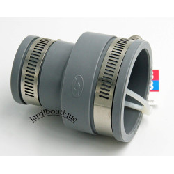 SE058-038 Interplast Accesorios de reducción de PVC blando FF de 50 a 56 mm y de 30 a 36 mm de color gris Reducción de la eva...