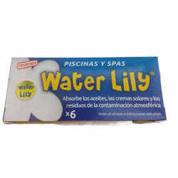 TOUCAN water lilly -une boite de 6 Absorbant spécifique des résidus gras Produit de traitement SPA