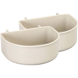 animallparadise set of 2 NOMAD dog bowls 300 ml, for NOMAD dog carrier Bowl, travel bowl