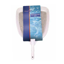 Astralpool Épuisette de surface piscine, cadre blanc en PVC, Artral Épuisette