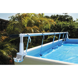 A SOLARIS roll-up frame attachment, above ground pool. SC-KOK-701-0