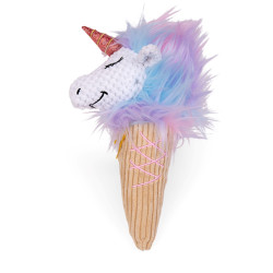 Vadigran Unicorn ice cuddly toy 28 cm, dog toy. Peluche pour chien