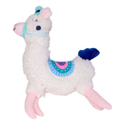 Vadigran Peluche Licorne Lama 32 cm, jouet pour chien. Peluche pour chien