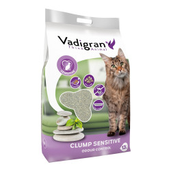 Bentonite Sensitive Cat Litter sem perfume. 12 litros ou 12 kg. de ninhada de gato. VA-14011 Ninhada