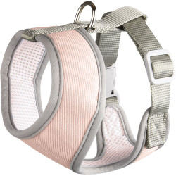 Klein hondentuig roze S hals 24 cm lichaam verstelbaar van 32 tot 44 cm voor honden Flamingo Pet Products FL-520003 hondentuig