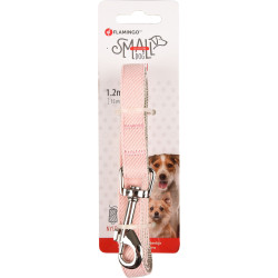 Kleine hondenriem roze . 120 x 1,5 cm. voor honden. Flamingo Pet Products FL-519995 hondenriem