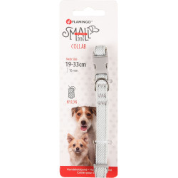 Coleira Pequeno cão verde . ajustável de 19 a 33 cm x 10 mm. para cães. FL-519996 Colarinho de cachorro