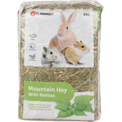 Flamingo Pet Products Mountain hay with nettles 500 g for rodents Rodent hay