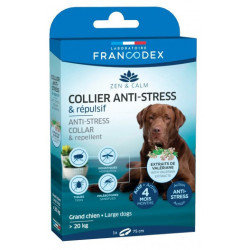 Francodex Anti-Stress and Repellent collar for large dogs over 20 kg. pest control collar