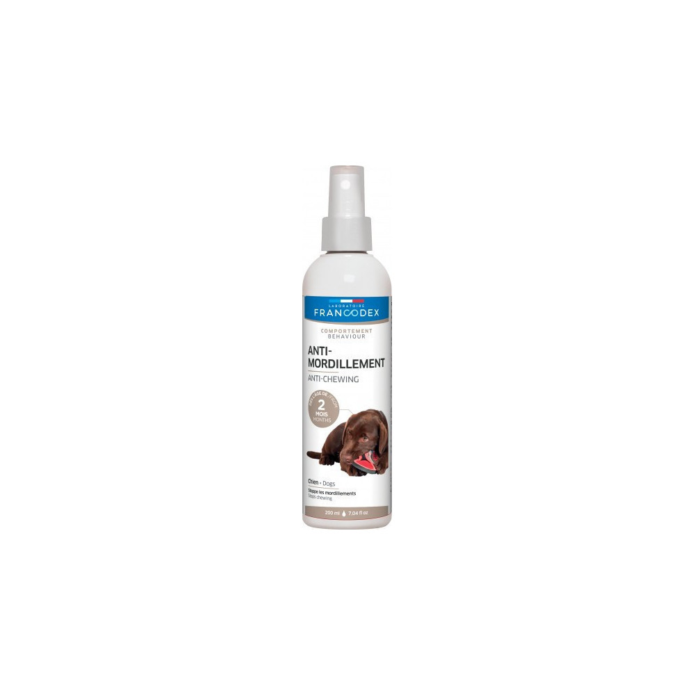 FR-170322 Francodex Spray antimordeduras para cachorros y perros 200 ml Repelentes