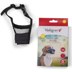Vadigran Muselière réglable en nylon, cou de 12 à 31 cm Taille XS, pour chien type yorkshire Muselière