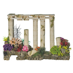 Decoração de colunas da Grécia Antiga. 53 cm. aquário. VA-15507 Ruine