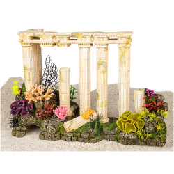 Decoração de colunas da Grécia Antiga. 53 cm. aquário. VA-15507 Ruine