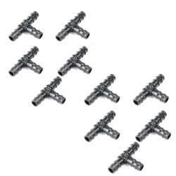 jardiboutique Set of 10 T-connectors for 16 mm hose Drop by drop