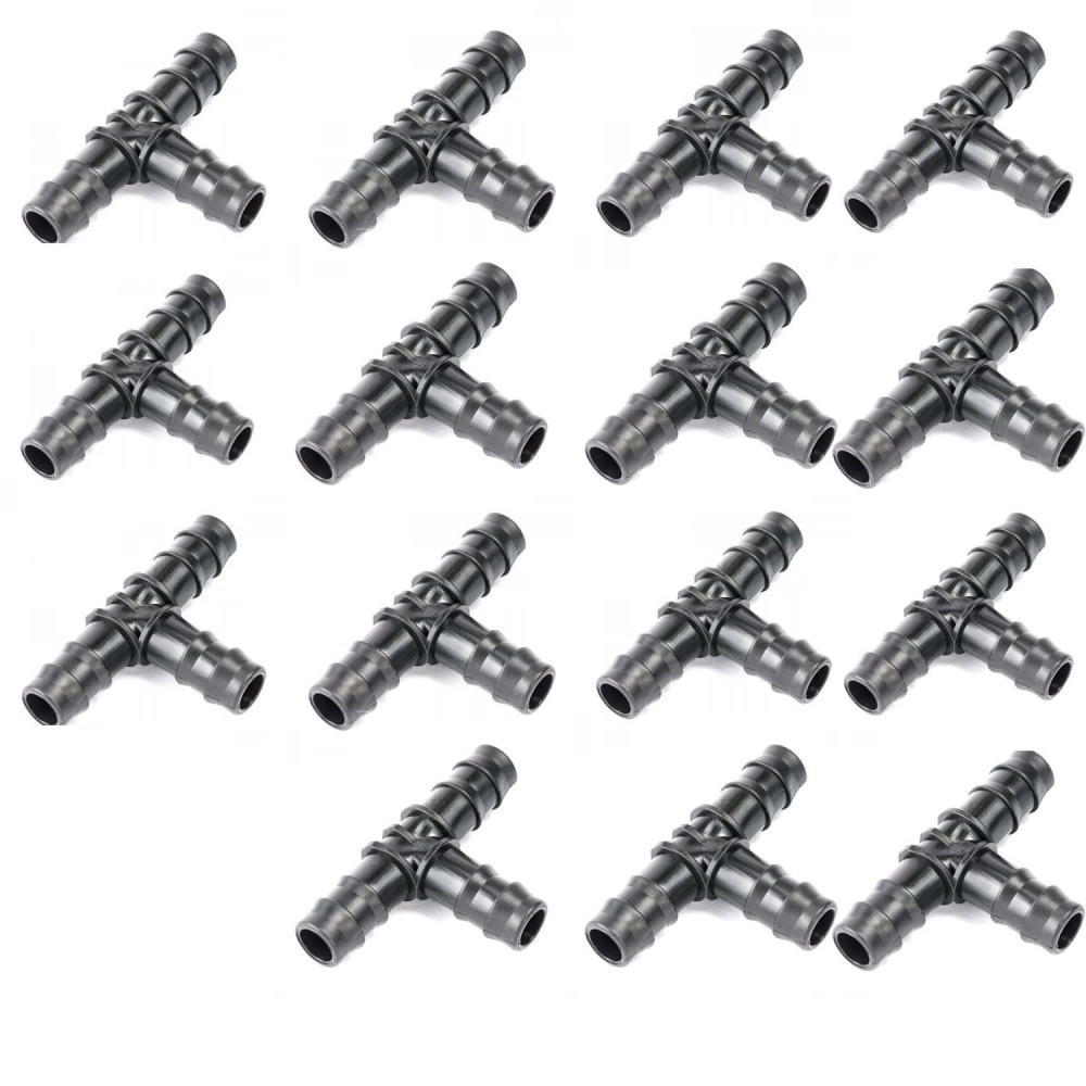 jardiboutique Set of 15 T-connectors for 16 mm hose Drop by drop