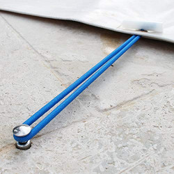 één blauw bungeekoord 26 cm voor zwembadafdekking jardiboutique JB-00201 dekzeil accessoire