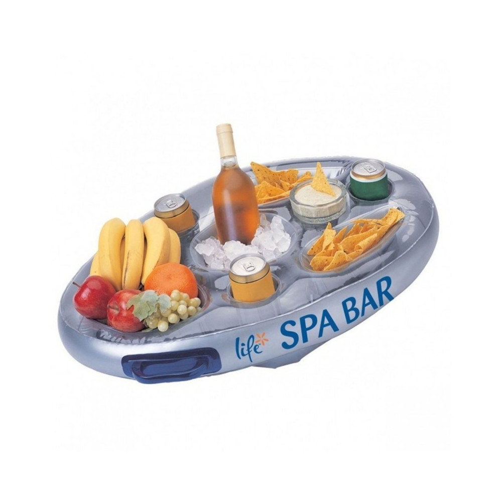 jardiboutique Schwimmende Bar für Spa oder Pool - Farbe SILVER BP-00301 Zubehör für Whirlpools