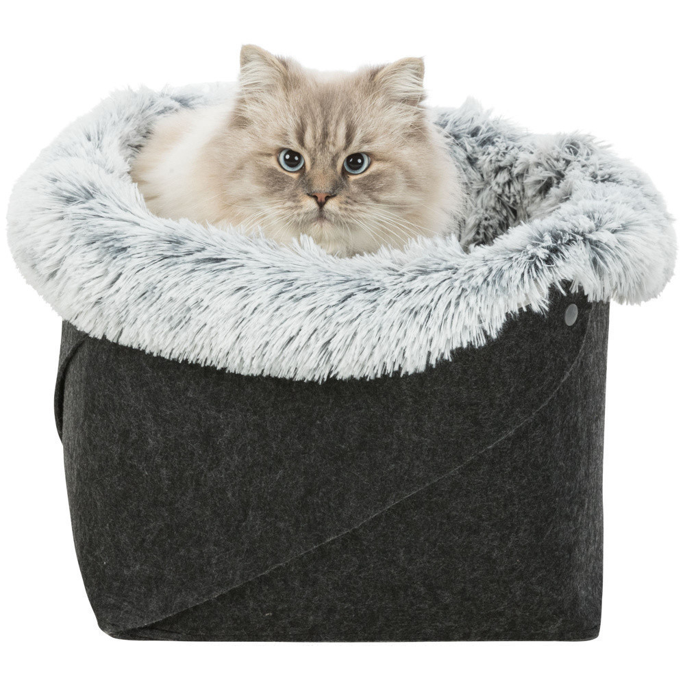 Trixie Harvey cat bed, made of felt, size ø 33 x 27 cm. Bedding