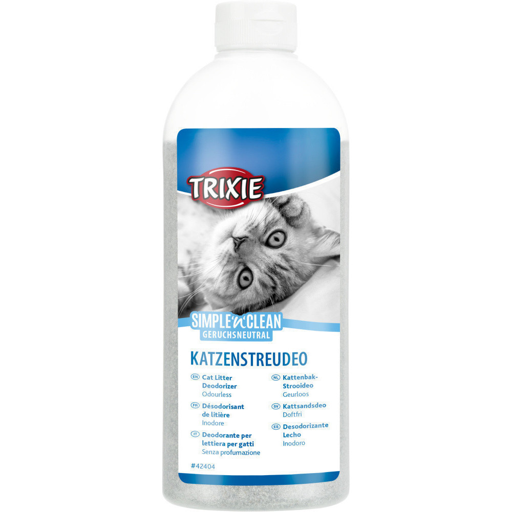 TR-42404 Trixie Simple'n'Clean desodorante para lechos de carbón activado 750 g Desodorante para camas