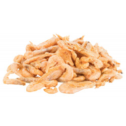 O PREMIO Freeze Dried Shrimps é um alimento 100% liofilizado para gatos. TR-42755 Gatos