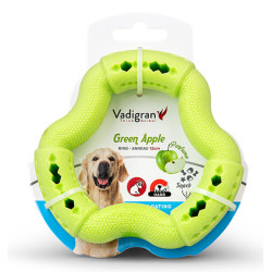 Anel de cão TPR de maçã verde 12 cm. VA-13455 Jogos de recompensas doces
