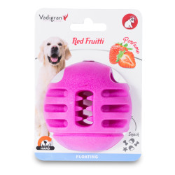 Vadigran Strawberry pink TPR ball ø 8 cm. for dogs. Balles pour chien