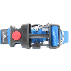 Colar Ziggi azul 55 -75 cm. 40 MM . tamanho XXL. para cão. FL-519895 Colarinho de nylon