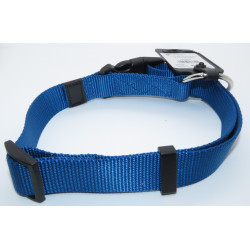 Colar Ziggi azul 45 -65 cm. 25 MM . tamanho L/XL. para cão. FL-519894 Colarinho de nylon