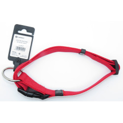 Rode Ziggi ketting 45 -65 cm. 25 MM . maat L/XL. voor hond. Flamingo Pet Products FL-5363657 Nylon kraag
