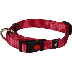 Colar Ziggi vermelho 30 -45 cm. 15 MM . tamanho S. para cão. FL-5363637 Colarinho de nylon