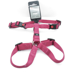 Flamingo Harness H Ziggi cherry red neckband 35 -50 cm 15 MM size S/M for dogs dog harness