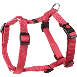 Harnas H Ziggi kersenrode halsband 35 -50 cm 15 MM maat S/M voor honden Flamingo FL-519924 hondentuig