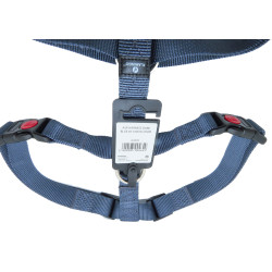 Flamingo Harness H Ziggi blue granite neckband 60 -85 cm 25 MM size XXL for dogs dog harness