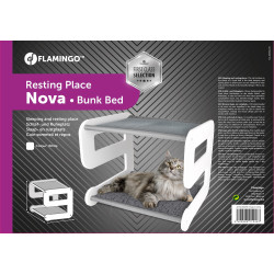 Flamingo Bunk bed 48 x 39,5 x 40 cm, for cats. Bedding