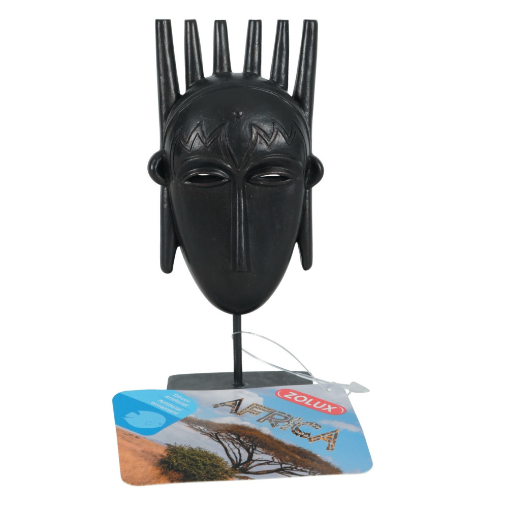 zolux Africa masks decoration man size S. Aquarium. Statue