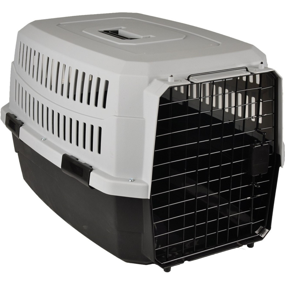 Flamingo Pet Products Carrying crate CARGO, size S. 39 X 58 X H 33 cm, color black, for dog. Transport cage