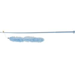 Vara de pesca XXL com jibóia de penas, tamanho 65 cm. para gatos. TR-45489 Varas e penas de pesca