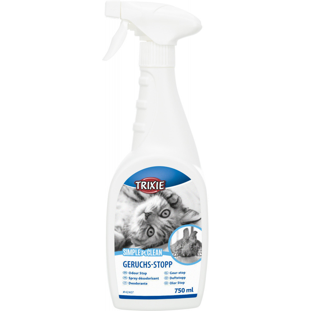 Trixie Simple'n'Clean deodorizing spray 750 ml. for cat litter box. Litter deodorizer