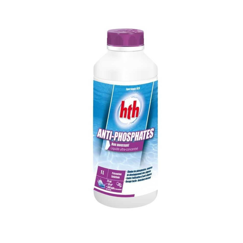 Anti phosphates 1 litre. -HTH AWC-470-0047 Produto de tratamento