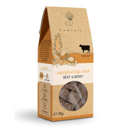 FANTAIL Cereal and gluten free beef treat 70 g for dogs Nourriture