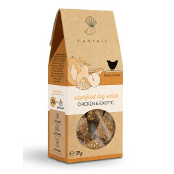 FANTAIL Grain-free and gluten-free chicken and fruit treat 70 g for dogs Chicken